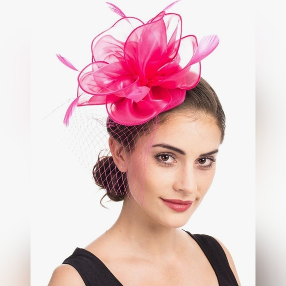 SAFERIN Women's Fascinators Feathers Tea Party Hat #843 - Picture 1 of 11